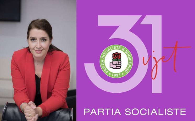Ogerta Manastirliu uron socialistët: Gëzuar ditëlindjen PS , forca e vetme progresiste, që çon përpara rrugëtimin e sigurt të Shqipërisë drejt familjes europiane