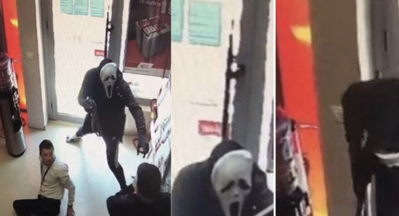 Autorët e grabitjes së bankës në Koplik, me  maska Halloween-i