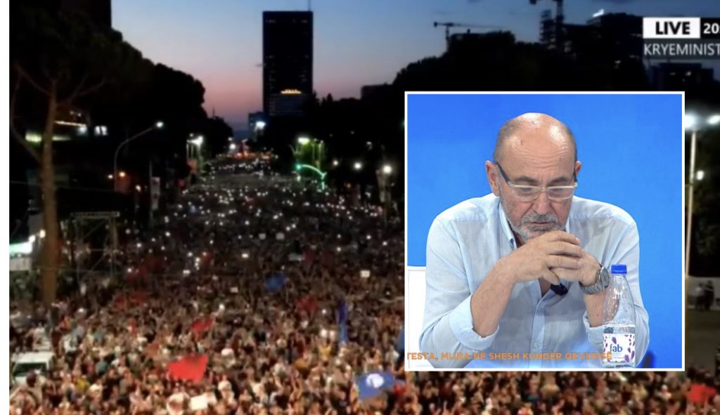 “PD konfirmoi aftësinë që di të mobilizojë njerëzit”, Lubonja: Pres protestë ku populli s’do të ikë prej sheshit