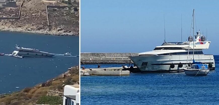 VIDEO/ Fundoset jahti super- luksoz në Mykonos