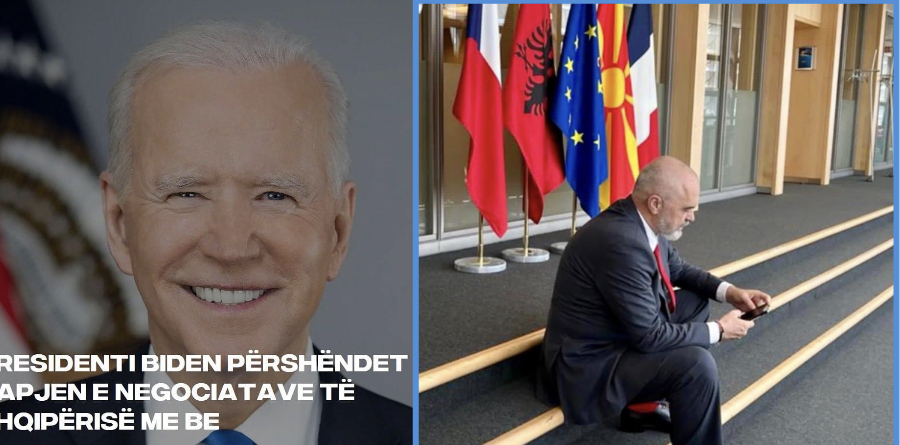 Presidenti Biden përshëndet  hapjen e negociatave  të Shqipërisë me BE