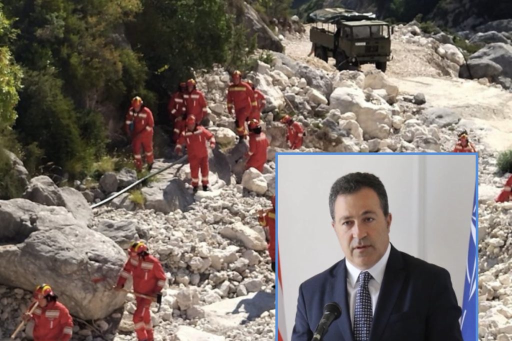 Ministri Peleshi:Vazhdon puna me lopata për shuarjen e zjarrit në Malin e Çikës