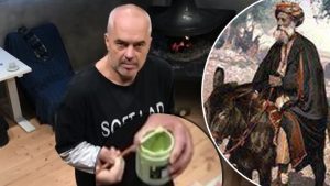 Ku ngjan kryeministri ynë piktor me Nastradinin