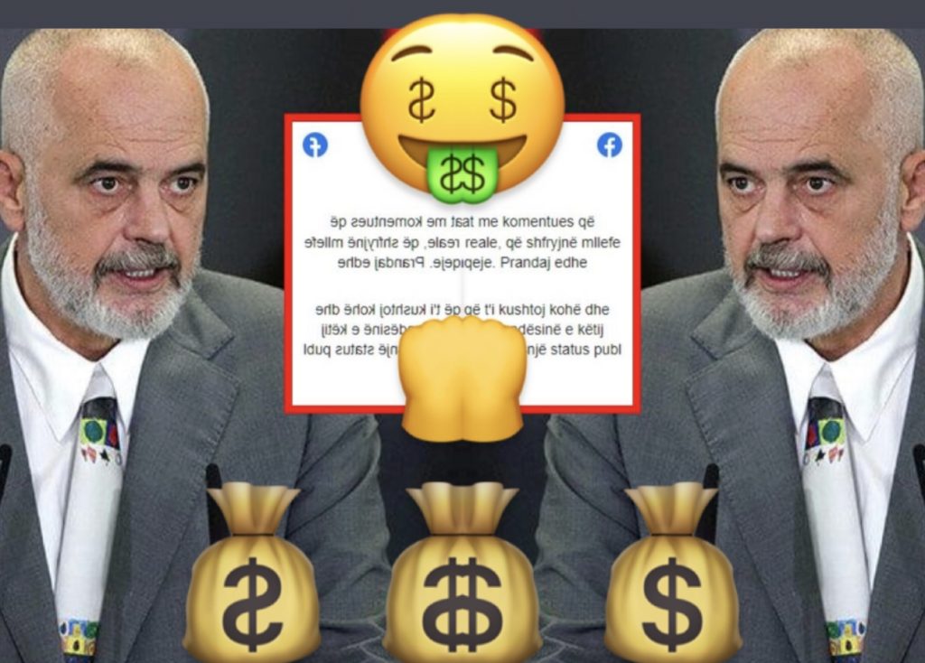 Rama dhe funksionarët publikë po suportojnë  profilet politike  me para nga buxheti