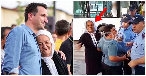 Poshtërsia e Erionit ,dje  e përqafoi nënën nga Zall Herri, sot i çoi policët për t’i marrë domatet