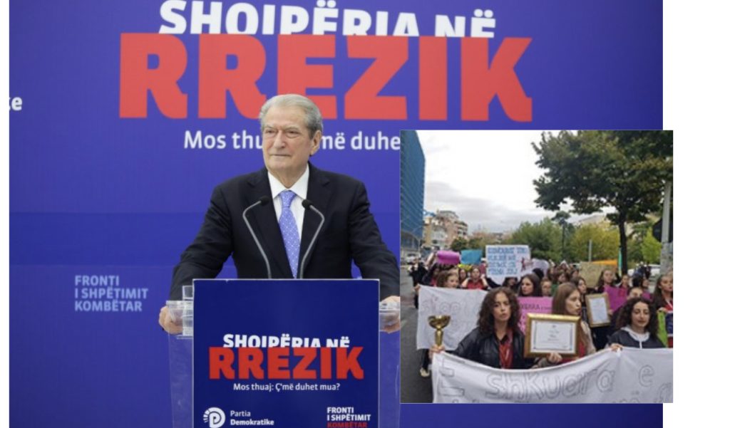 Berisha: Rama, vasal i shpifur Erdoganit! Qytetarët të mbështesin protestën e nxënësve të kolegjit