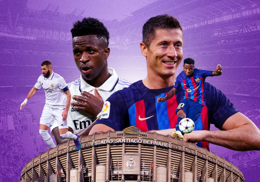 Publikohen formacionet zyrtare në   “El Clasico”