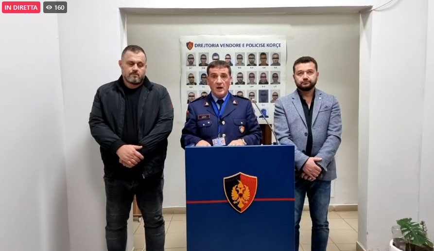 Policia arrestohen 23 persona  në Korçë