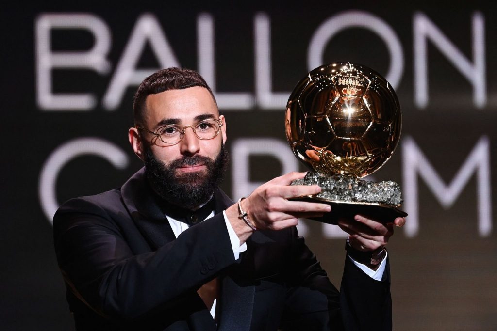 Benzema është i pesti, futbollist francez që e ka fituar  “Topin e Artë”