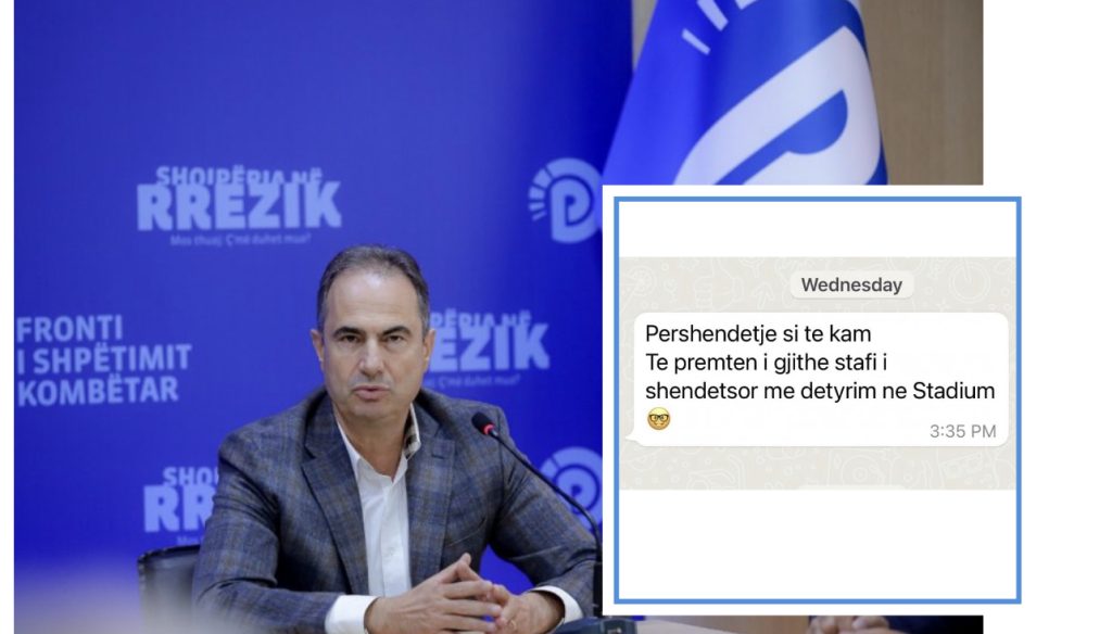 Boçi publikon mesazhet :  Me detyrim në takimin e Ramës !