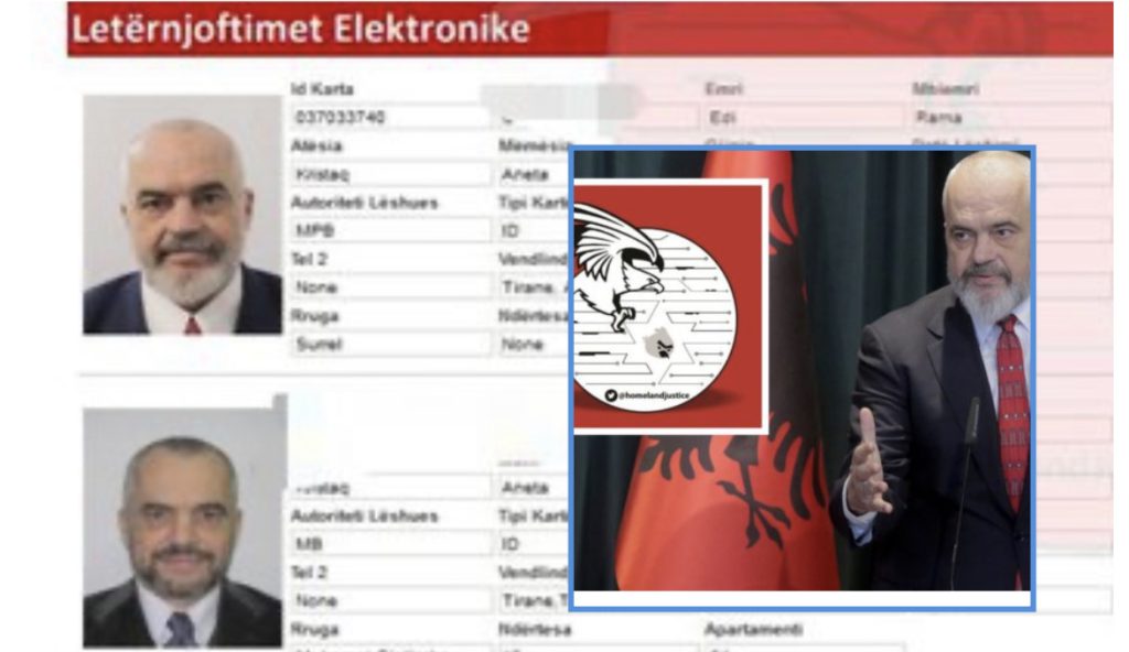 Hakerat iranianë  publikojnë të dhënat e kryeministrit Edi Rama