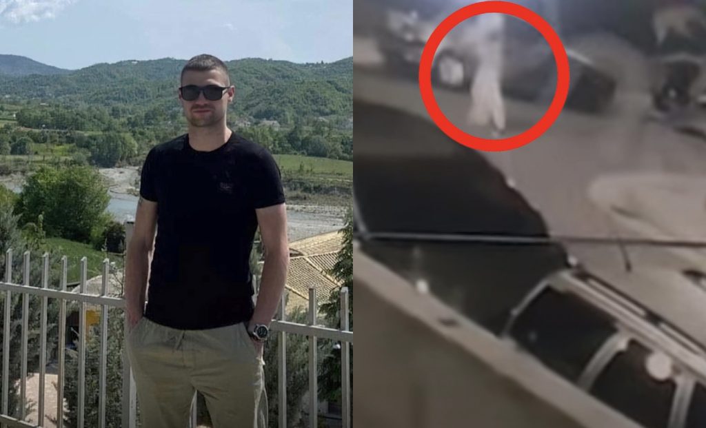 Pamje të reja! Momenti kur policia ndjek me vrap Learin që po ecte në këmbë duke folur në telefon