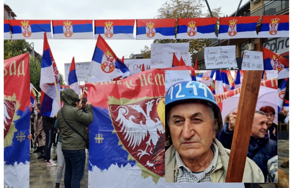 Serbët, protestë në Mitrovicën e Veriut ‘për të ndalur autoritetet e Kosovës të na ndajnë nga Serbia’