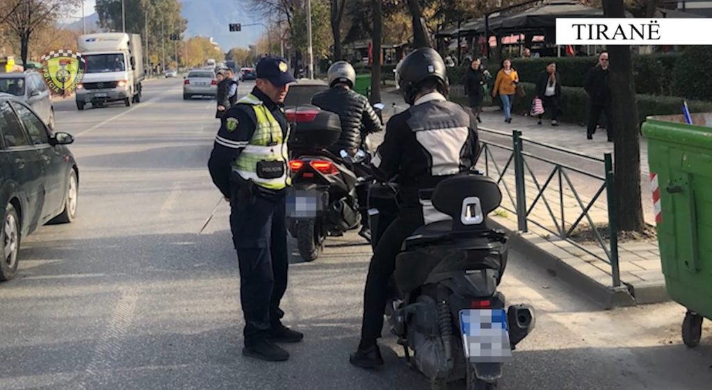 Policia kontrolle të shtuara në kryeqytet për  drejtuesit e motomjeteve