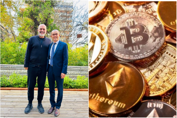Rama takohet me CEO-n e platformës së kriptovalutave