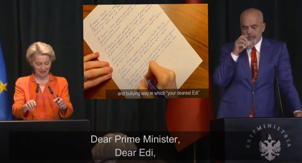 Dy aktivistet shqiptare letër Von der Leyen: Europa të mos sillet si “bukuroshe e fjetur” përballë një regjimi anti-demokratik dhe një qeverie të korruptuar
