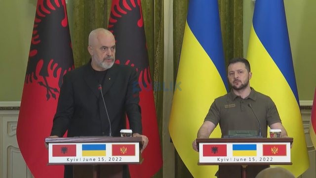 Rama bisedë telefonike me Zelenskyn: Shqipëria do të hapë ambasadën e saj në Kiev