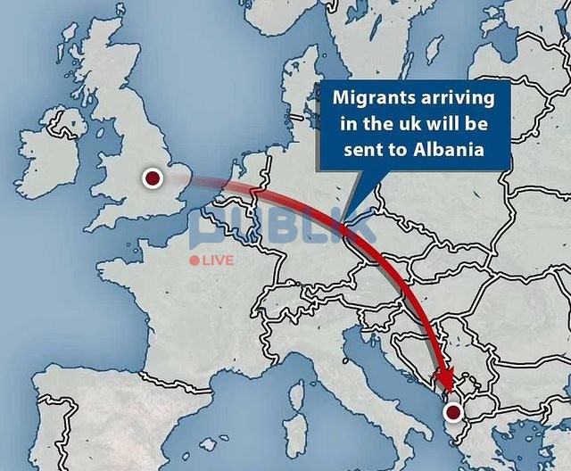 Shqipëria dominon listën e azilkërkuesve në Britani (GRAFIKU)