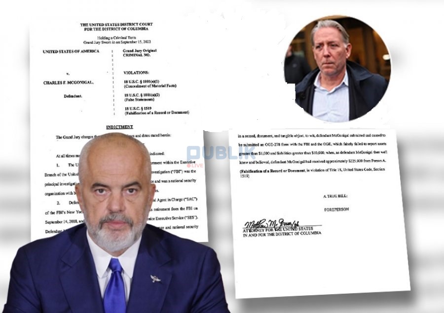 Prokuroria e Distriktit te Columbias, kërkesë gjykatës për çeshtjen shqiptare të McGonigal