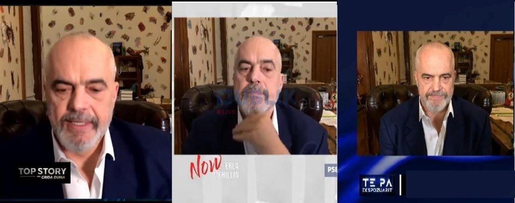 Pse u shpërfytyrua Rama në tre televizione.