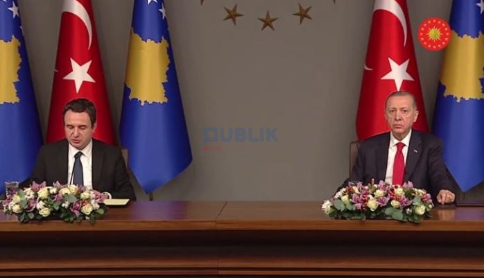 Kurti takon Erdoganin në Stamboll: E falenderova për mbështetjen për anëtarësim në NATO dhe KiE