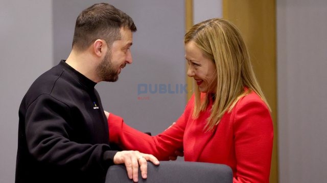 Kryeministrja italiane viziton Ukrainën