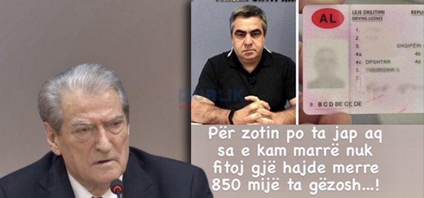 Berisha: Gonxhe, një hajdut i papërmbajtur, dyfishon çmimin e patentave