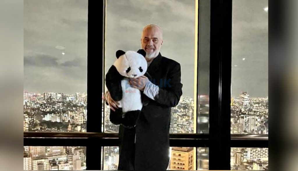 Rama me një Panda në duar nga Japonia: Jo gjithçka është bardhezi
