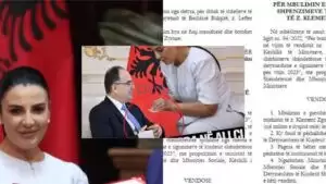 Balluku paguan 6 milion lekë për allçinë e presidentit Bajram Begaj