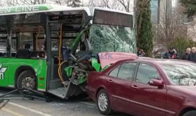 Lirohet shoferi i autobusit të Unazës, që përplasi 9 automjete
