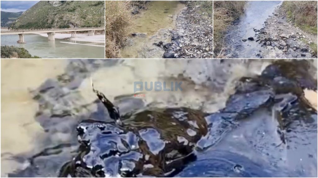 Mbetjet e naftës derdhen në Vjosë, ambientalistët kërkojnë ndërhyrje