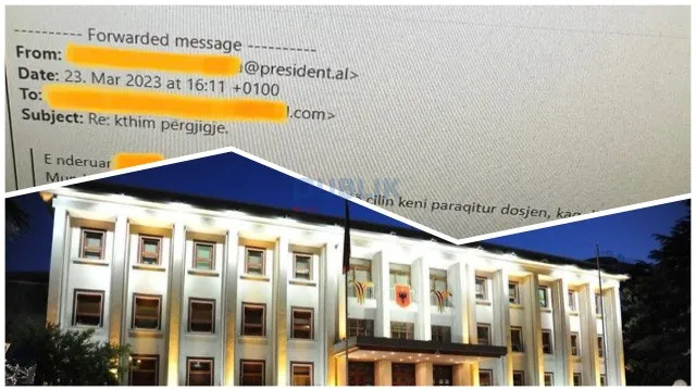 Presidenca përdor  email-e false për gazetaren