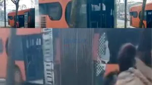 FOTO/ Tiranë, merr flakë autobusi i  linjës së “Kombinatit”  frikë dhe panik tek pasagjerët