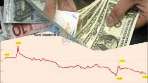 Euro dhe dollari prekin nivelin më të ulët për këtë vit