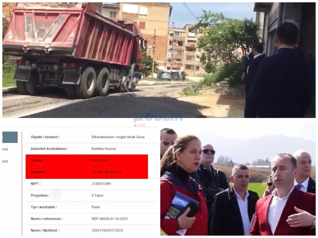 Kuçovë,  Asfalt në kohë fushate. 360 mln lekë për 1.5 km rrugë fshati