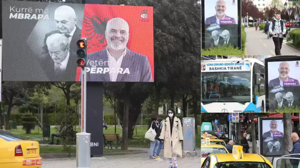 Premtoi pemë por paguan për fushatë luksi  / Rama  shpenzon mijëra euro për postera me  foton e tij  dhe sloganin i PS