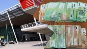 Rinas policia sekuestron mbi 17 mijë euro të padeklaruara  në çantën e 31-vjeçarit që po hynte në Shqipëri