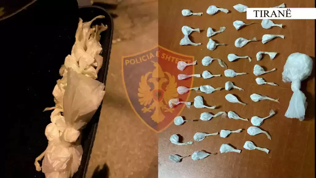 EMRI/ Operacioni “Komuna2” arrestohet 34-vjeçarjen në Tiranë dhe sekuestrohen 40 doza kokainë