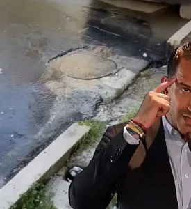 Ujërat e zeza i dalin sipër asfalti elektoral në “Fresk” për  vetëm katër ditë