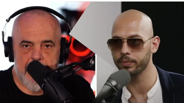 Edi Rama hap podcast për shqiptarët tani Andrew Tate doli nga burgu