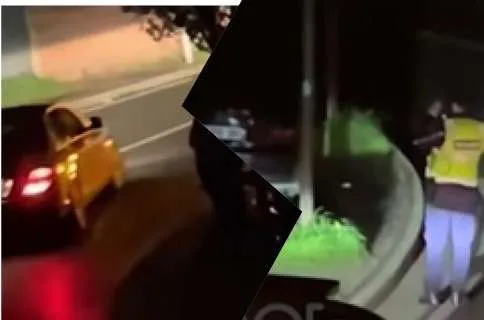 VIDEO/ Policia e etur për gjoba, qytetari filmon pas mesnate policin duke mbushur gjoba