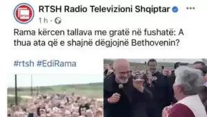 VIDEO/  RTSH  si media  militante  tifoze me  kërcimin tallava  të Ramës në fushatë