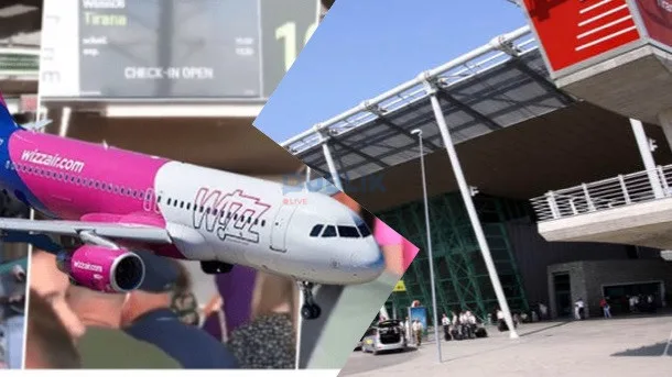 Qytetarët pritje me orë të tëra në Rinas. Skandal me linjën e ‘Wizz Air’, shtyhen fluturimet drejt Italisë.