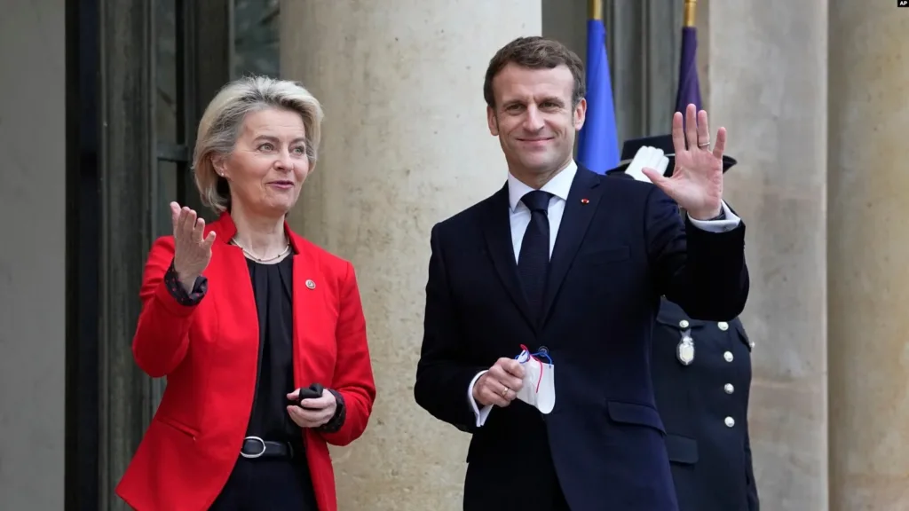 Von der Leyen  dhe Macron takohen sot me udhëheqësin kinez, Xi Jinping