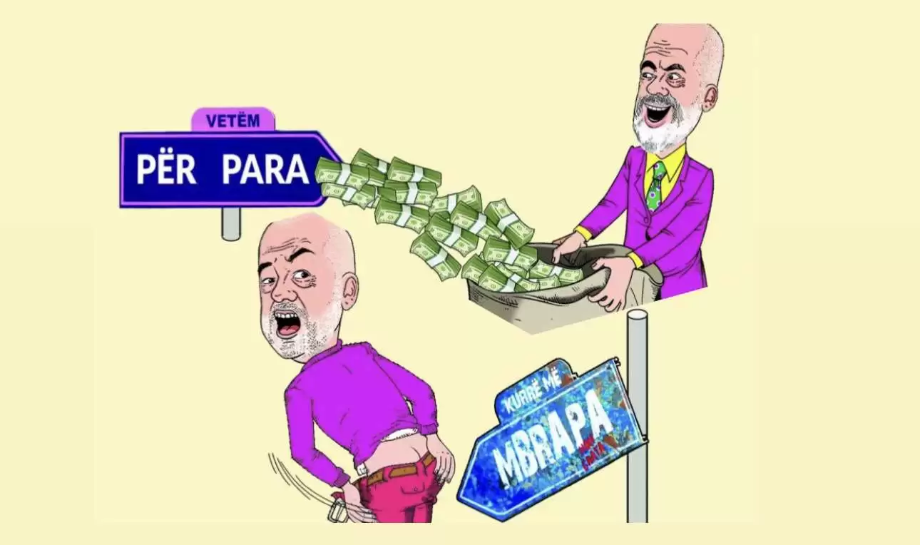Vetëm për pará/ Perla e Kapexhiut për sloganin elektoral të Ramës