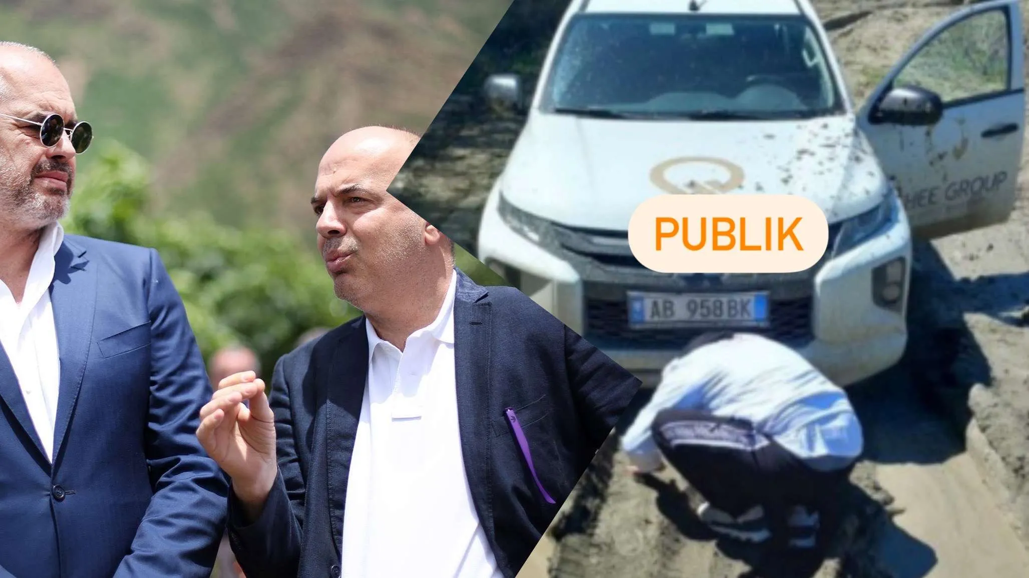 FOTO/ Ardian Çela  ngec në llucë