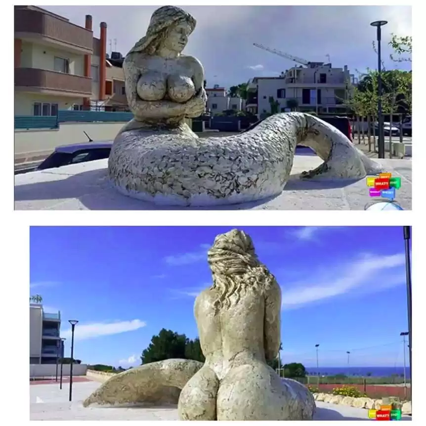 Provokuese?! Kritikohet statuja e sirenës në Itali.