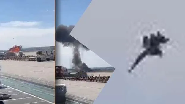 Rrëzohet një avion luftarak F-18 në Spanjë, piloti arrin të shpëtojë falë… Dalin pamjet nga momenti dramatik (VIDEO)