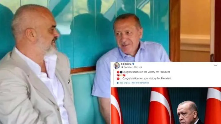 Rama uron Erdogan për fitoren