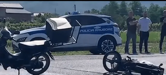 Lezhë/ Përplasen dy motoçikleta, plagoset rëndë i moshuari